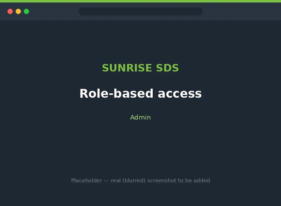 Role-based access — office and fitter views