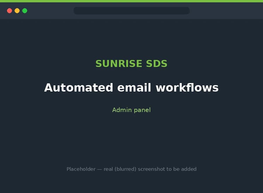 Automated email workflows
